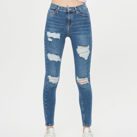 high waisted jeans topshop